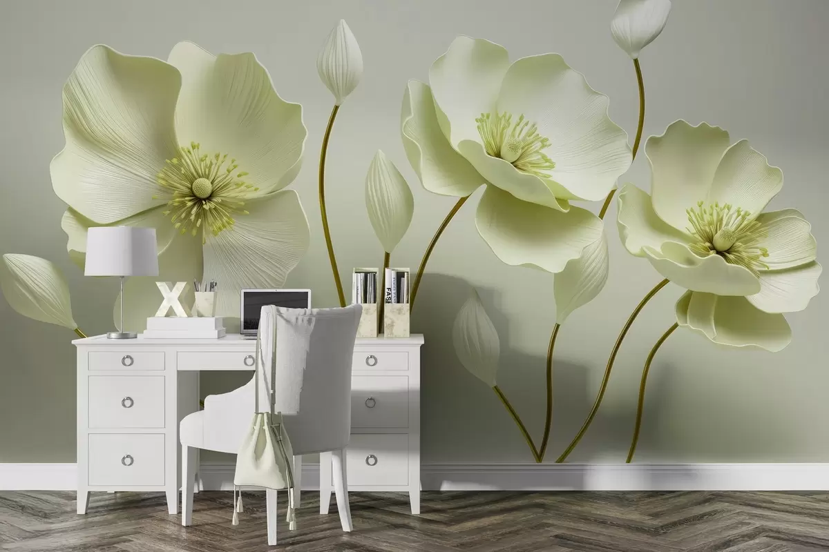 Papier peint photo Fleurs gracieuses w04248v2