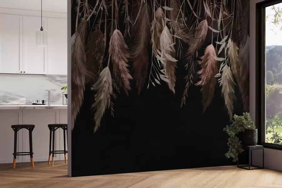 Papier peint photo Fleurs séchées w04253v1