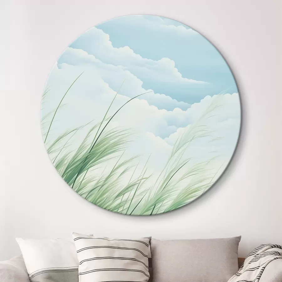  Peintures L'herbe contre le ciel r45114