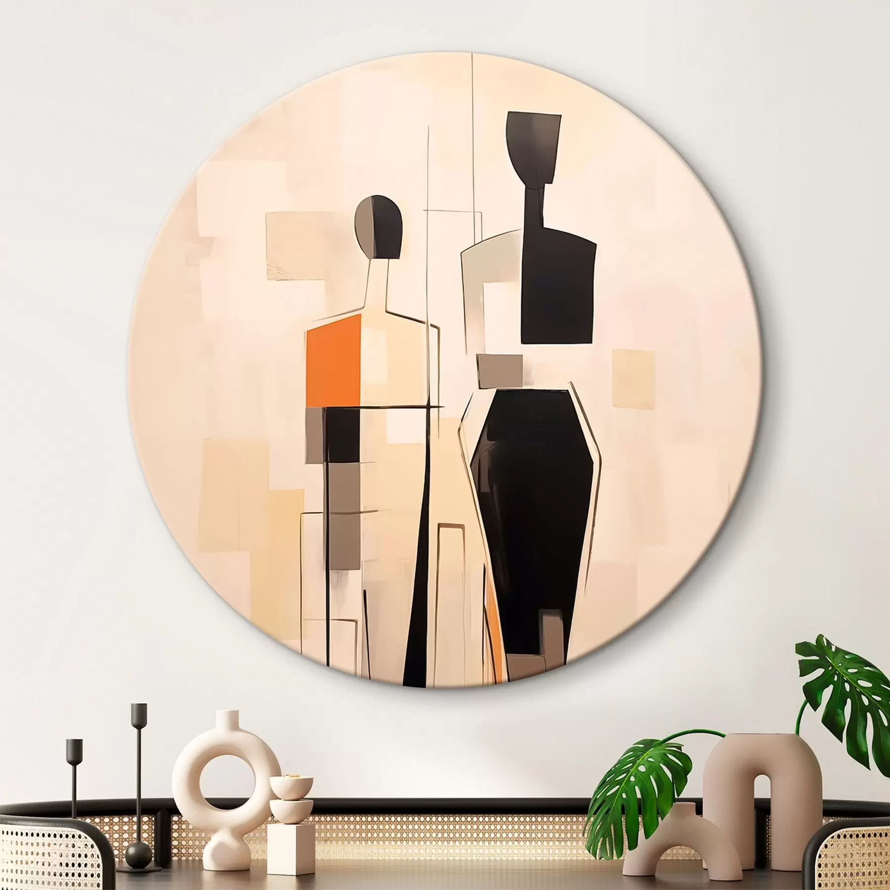  Schilderijen Abstracte silhouetten r45124