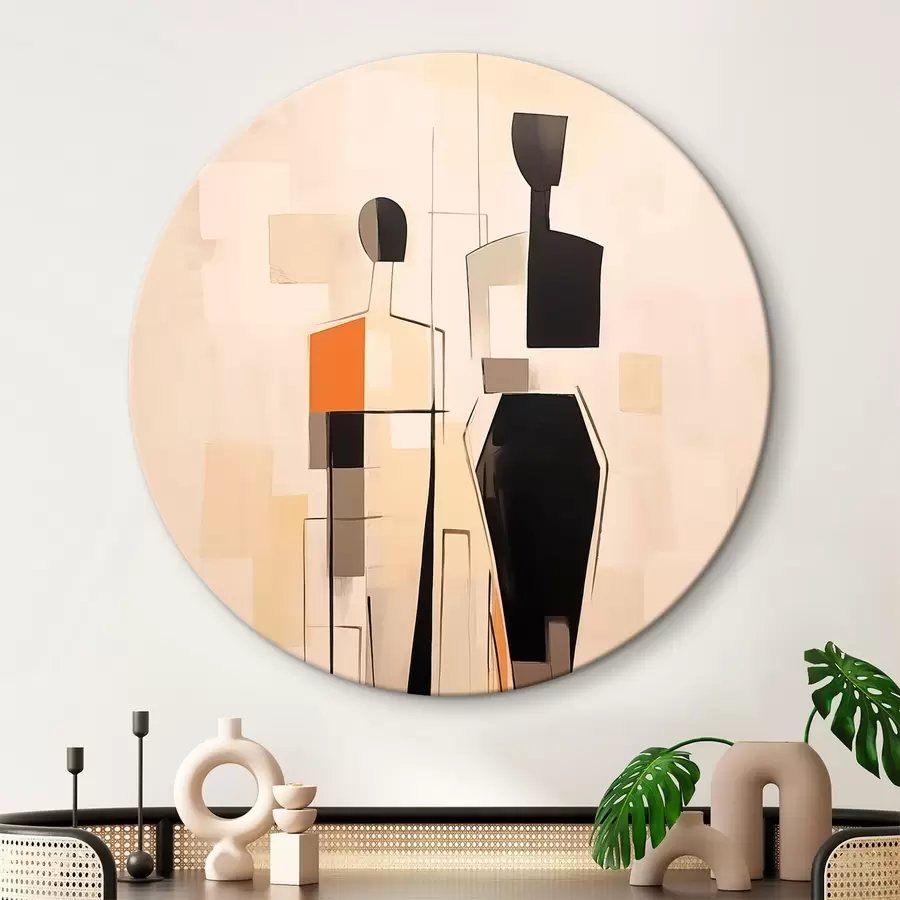  Schilderijen Abstracte silhouetten r45124