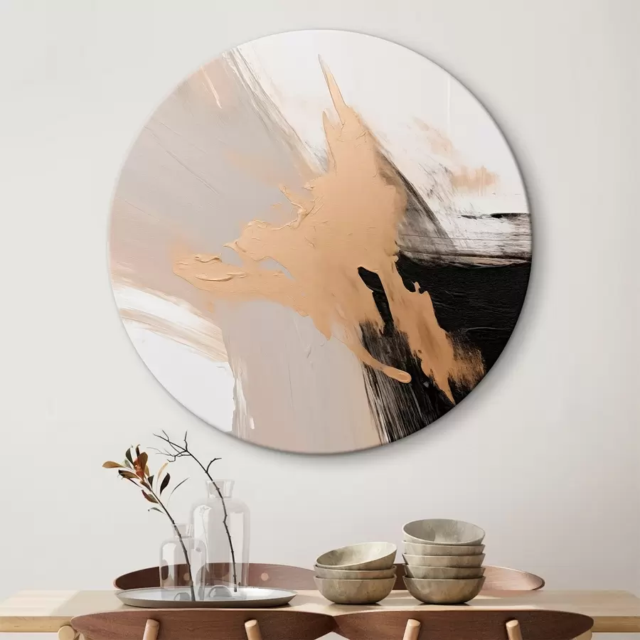  Peintures Abstraction dynamique imitant les coups de pinceau r45126