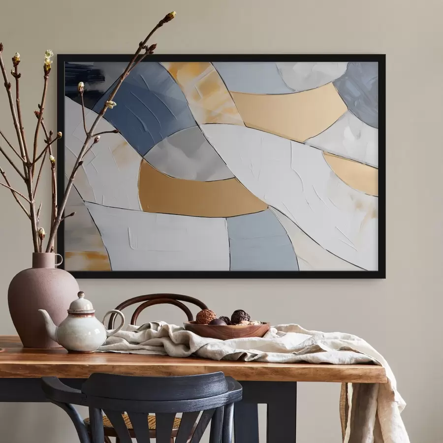 Fotobehang Moderne geometrische abstractie f45118