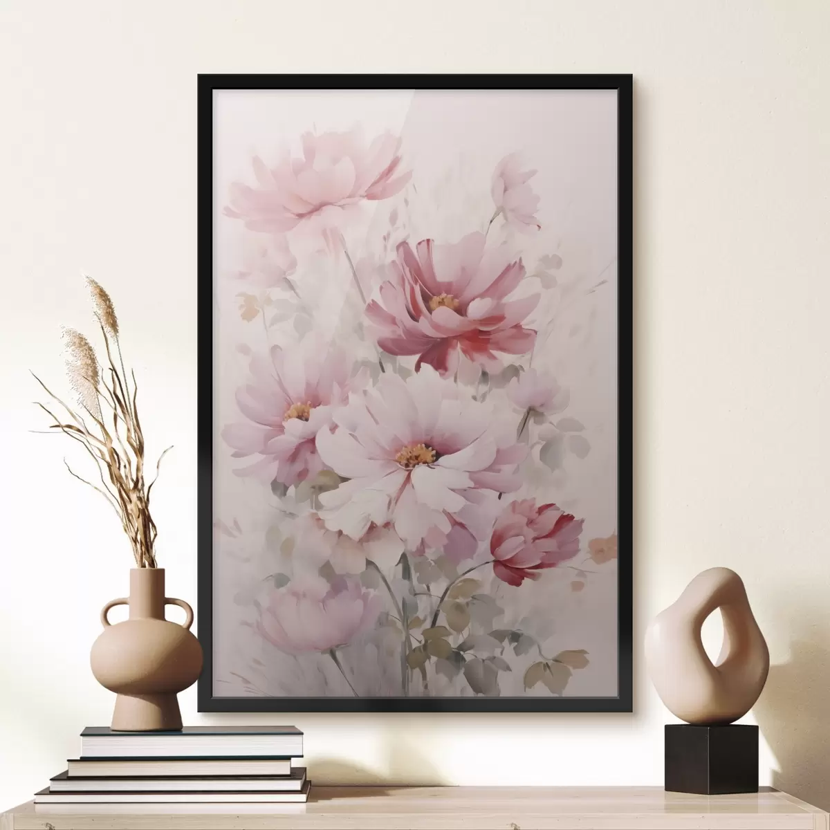 Poster Boeket bloemen imitatieschilderij f45120