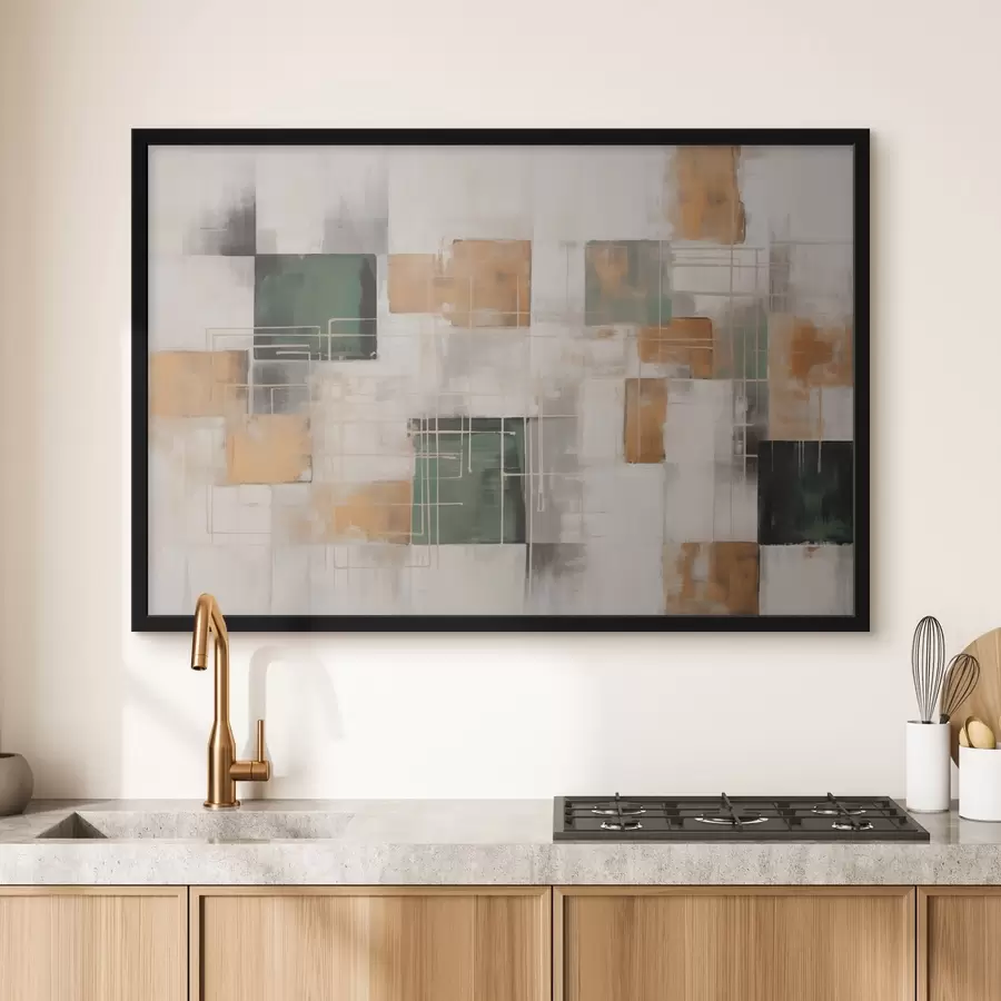 Fotobehang Geometrische abstractie f45121