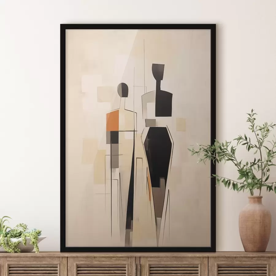 Papier peint photo Silhouettes abstraites f45124