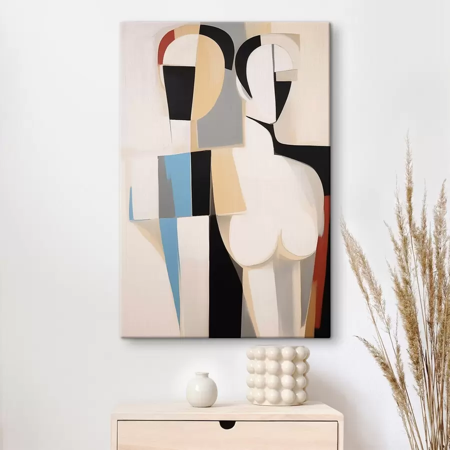  Peintures Portrait abstrait d'un couple s45123