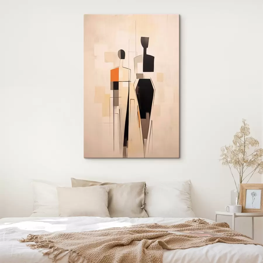  Peintures Silhouettes abstraites s45124