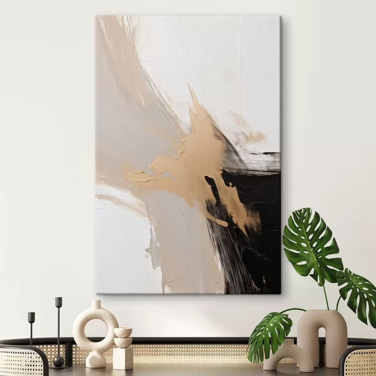  Schilderijen Dynamische abstractie imitatie van penseelstreken s45126