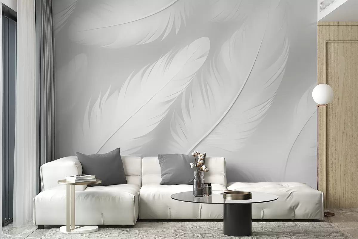 Papier peint photo Plumes w04273v1