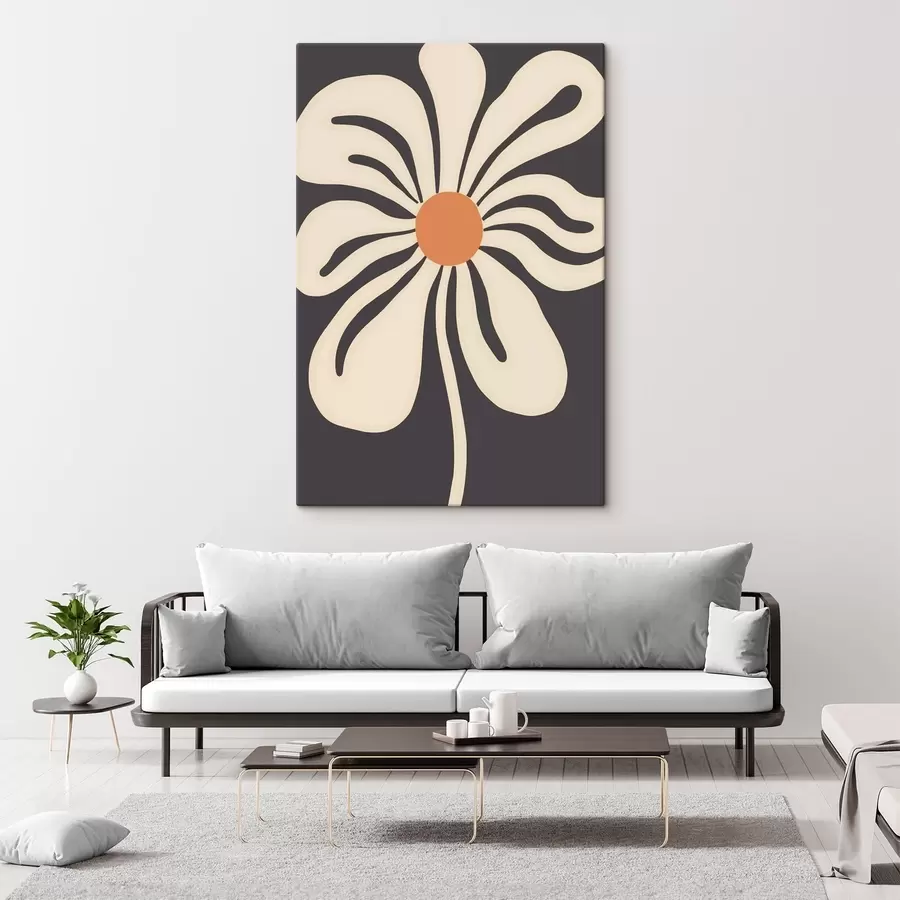  Peintures Fleur stylisée s45150