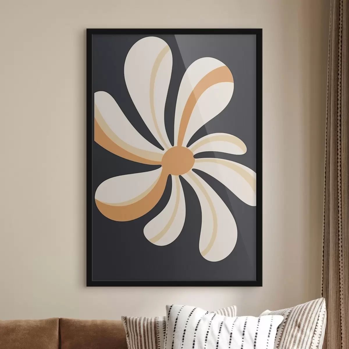 Poster Gestileerde bloem f45151