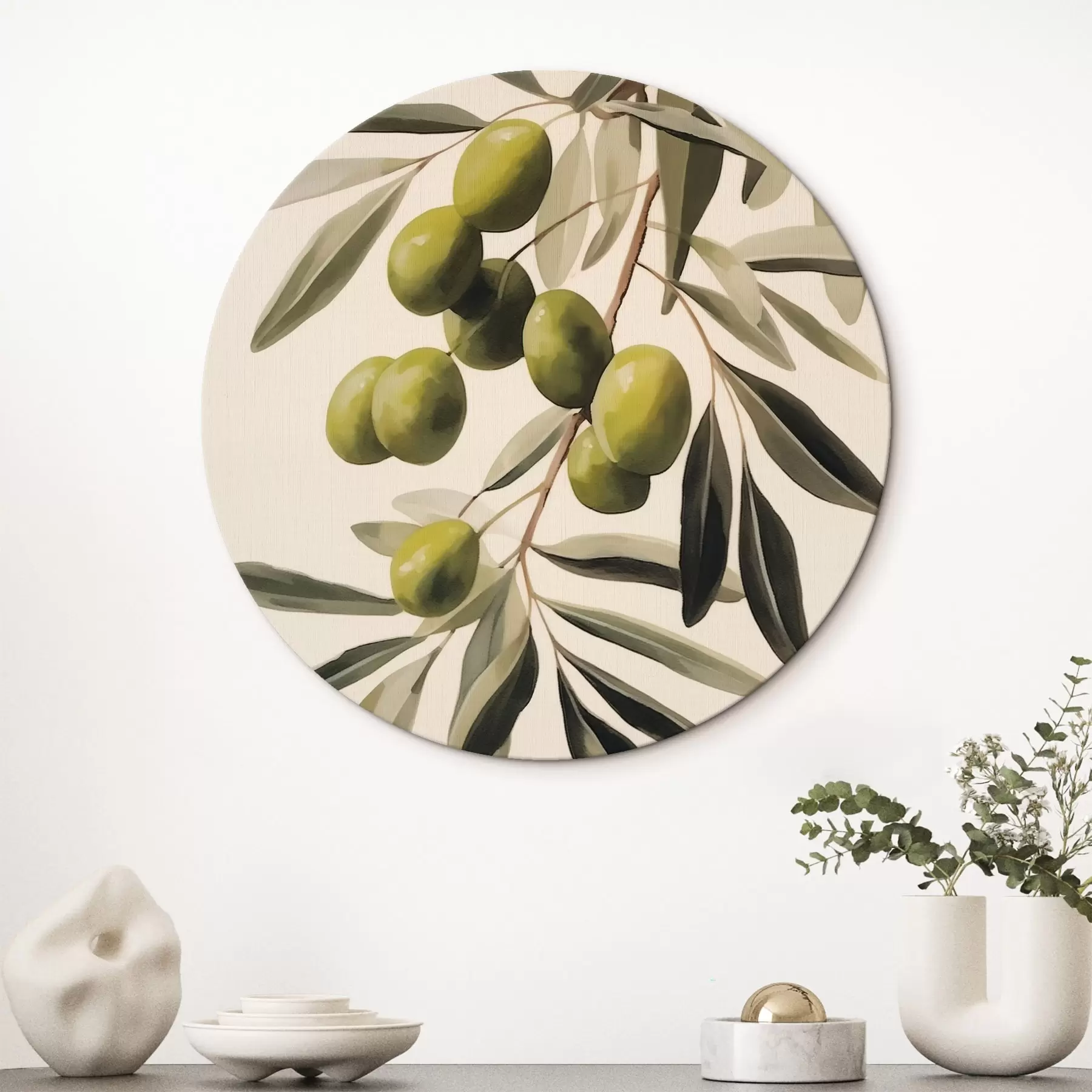  Schilderijen Takje olijven r45138