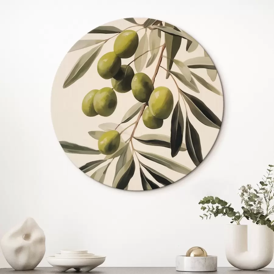  Peintures Branche d'olives r45138