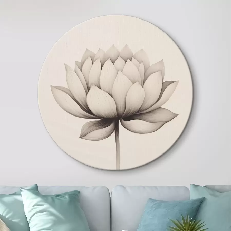  Schilderijen Grote bloem r45142