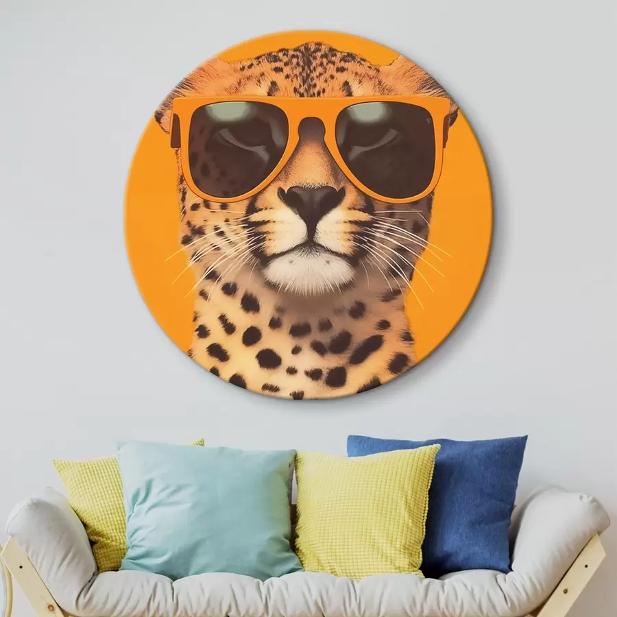  Peintures Guépard avec lunettes de soleil r45144