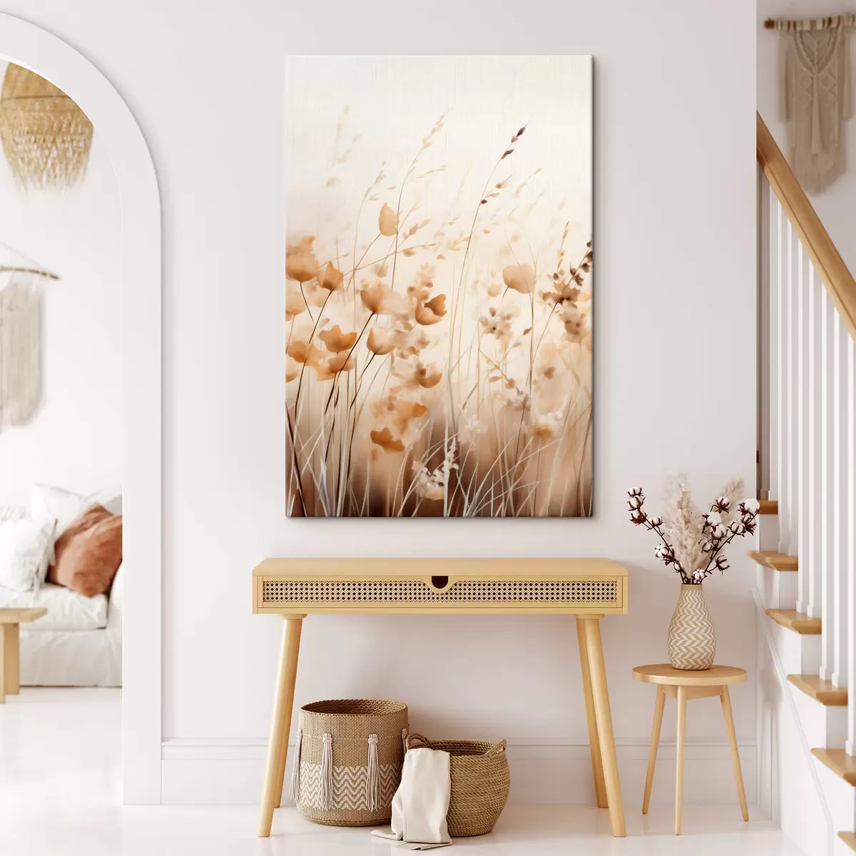  Peintures Fleurs sauvages abstraites s45063