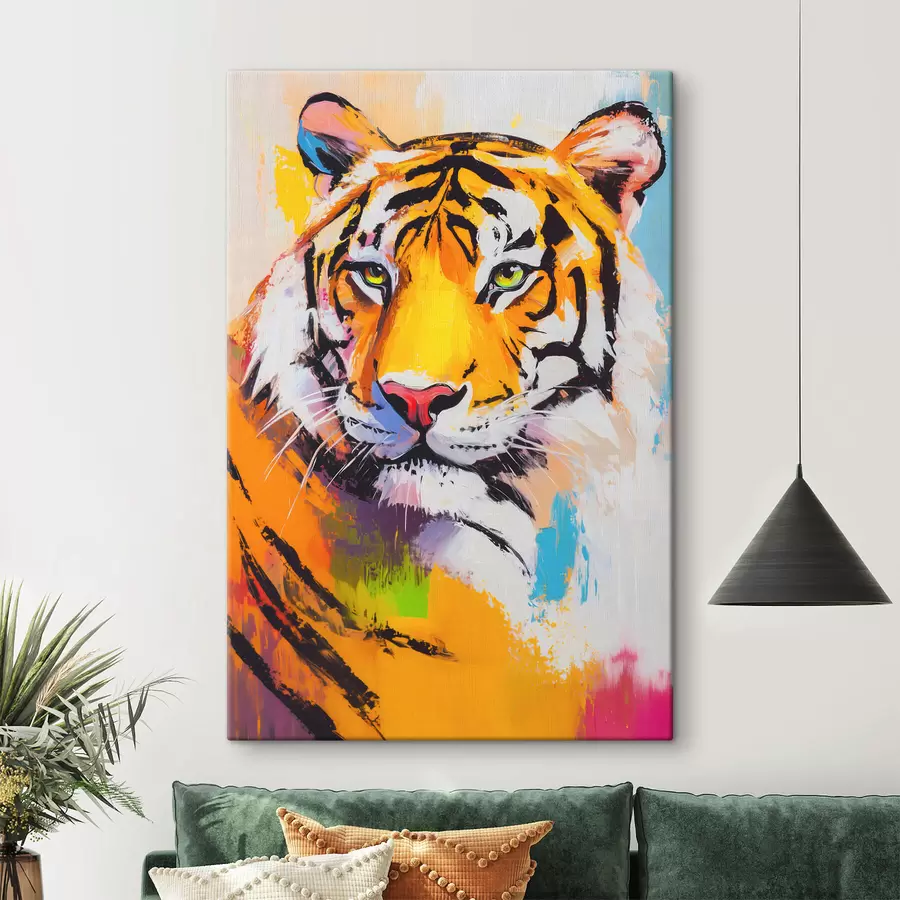  Schilderijen Portret van een tijger s45069