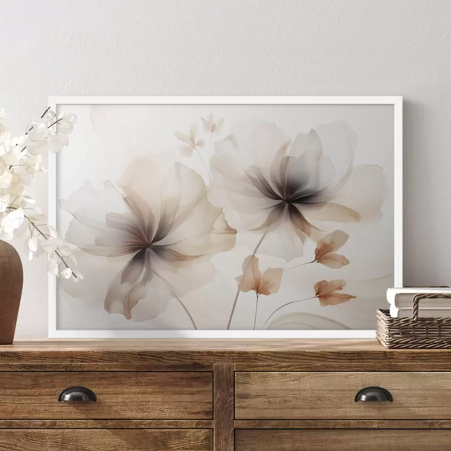 Fotobehang Bloemen in een zucht f45065
