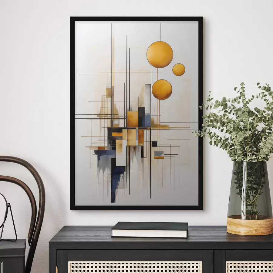  Peintures Abstraction géométrique f45159