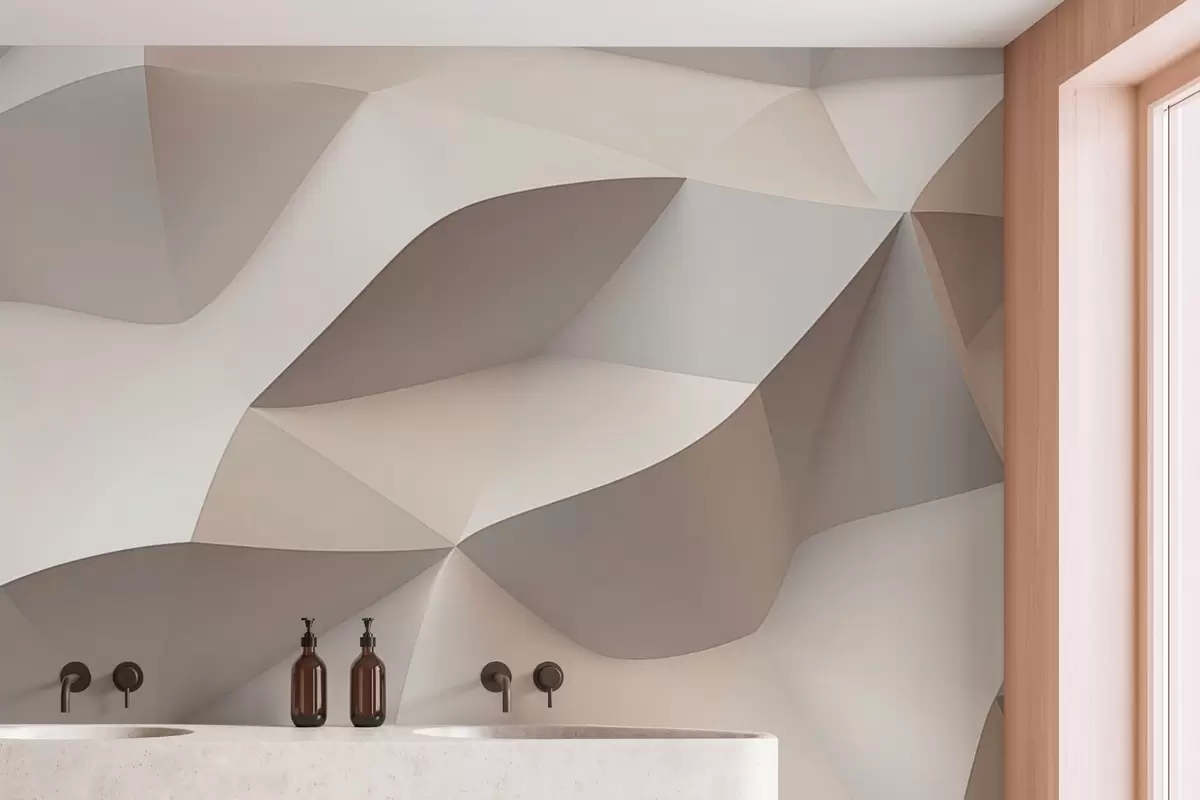 Fotobehang Geometrische abstractie w04267