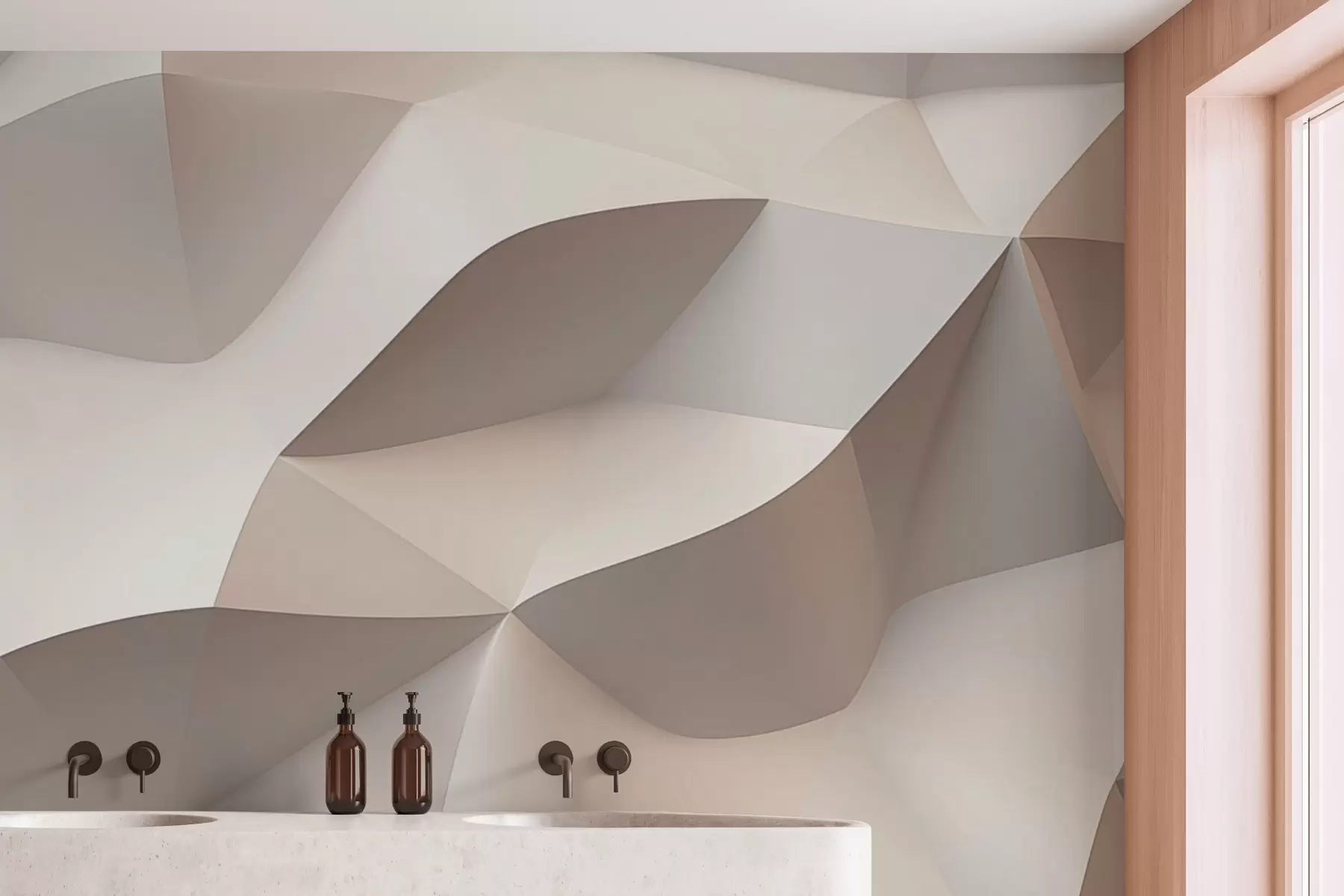 Fotobehang Geometrische abstractie w04267