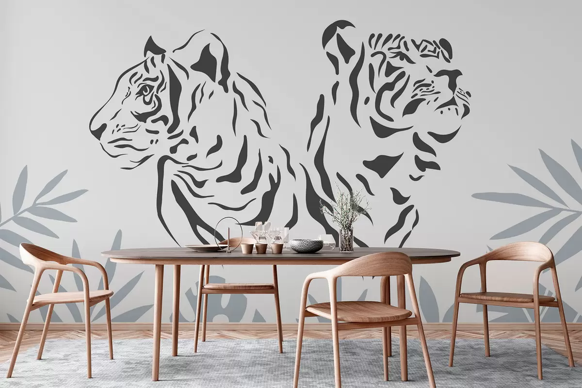 Papier peint photo Tigers w04294v1