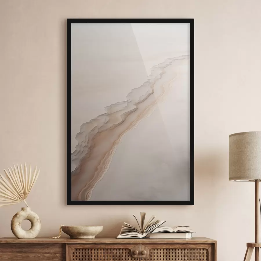  Schilderijen Minimalistisch woestijnlandschap f45205