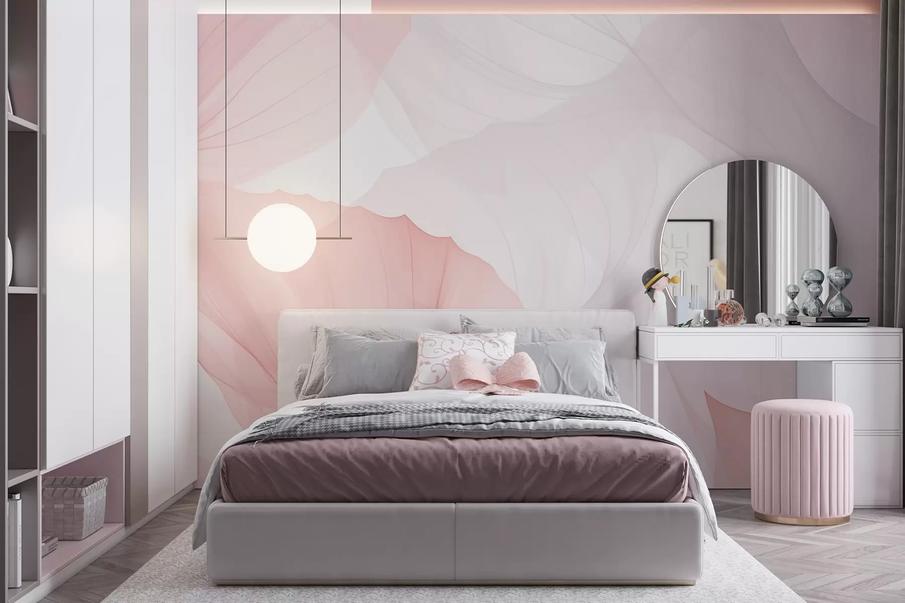 Papier peint photo Pétales transparents w04290v1