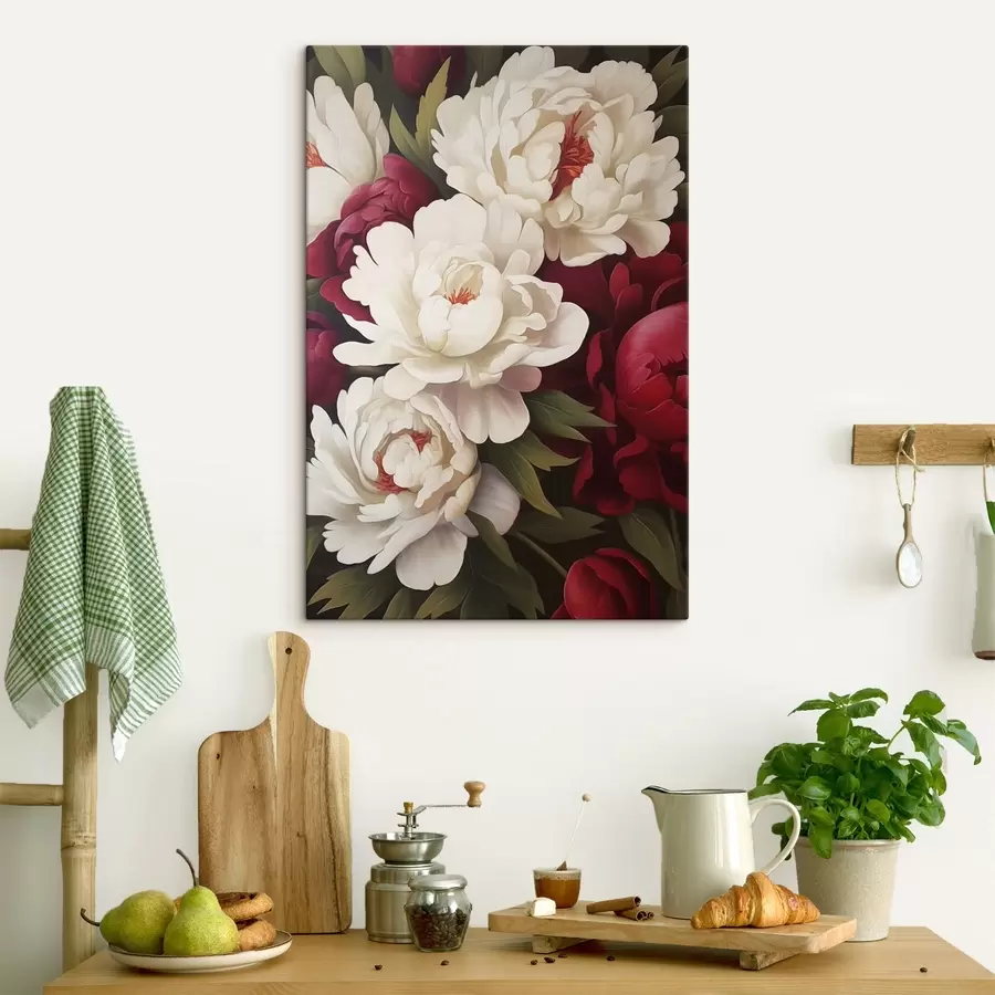  Schilderijen Pioenrozen s45221