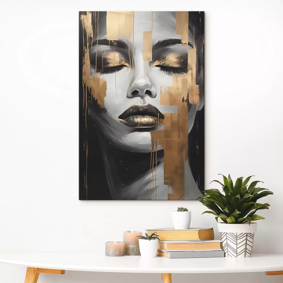  Schilderijen Grafisch gezicht s45226