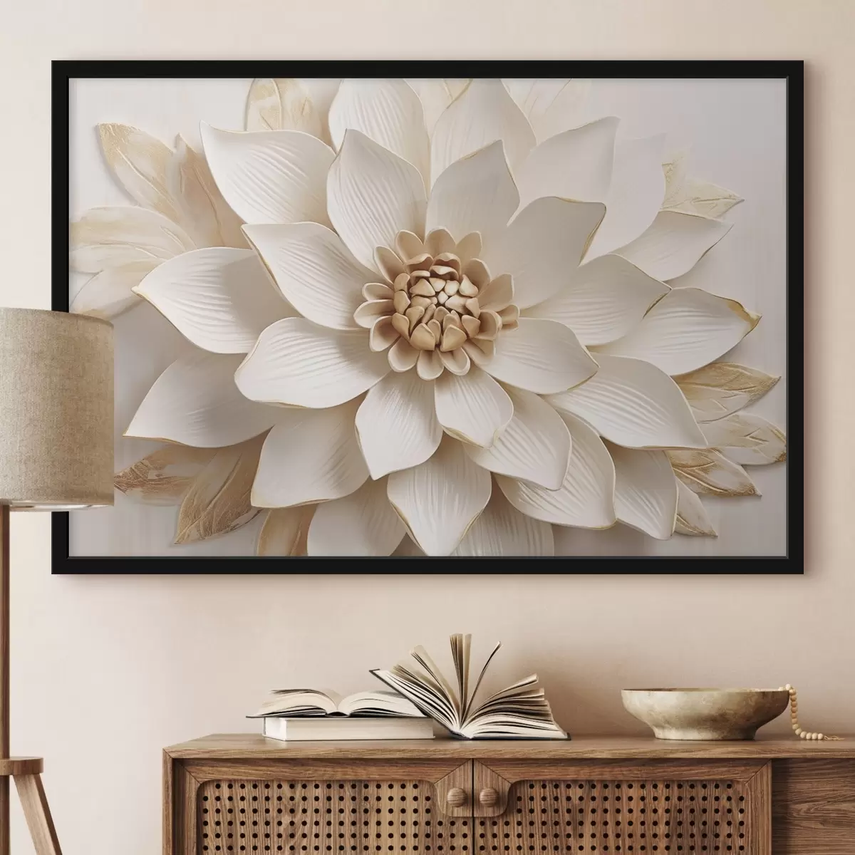 Poster Volumetrische bloem f45225