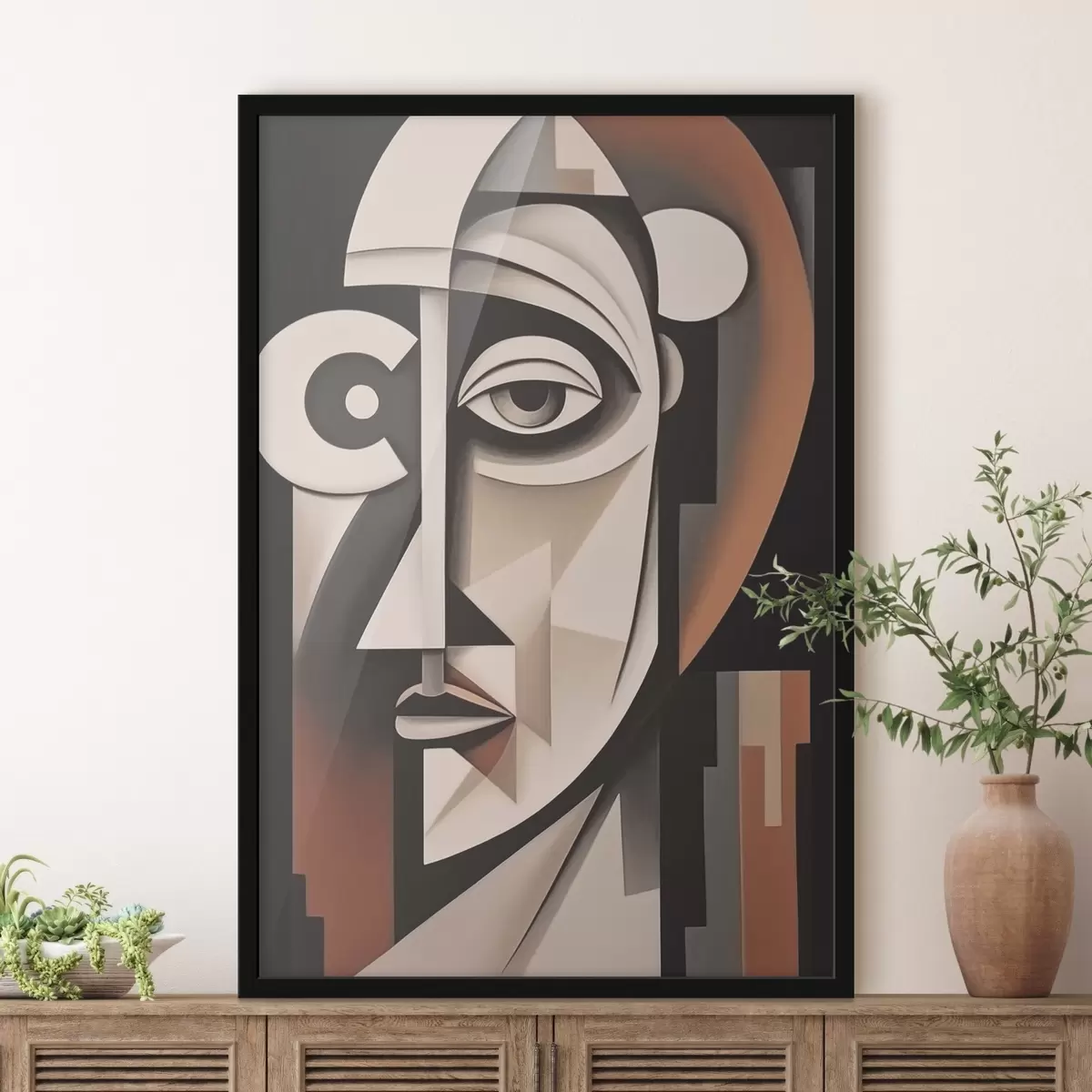 Affiche Regard cubiste f45228