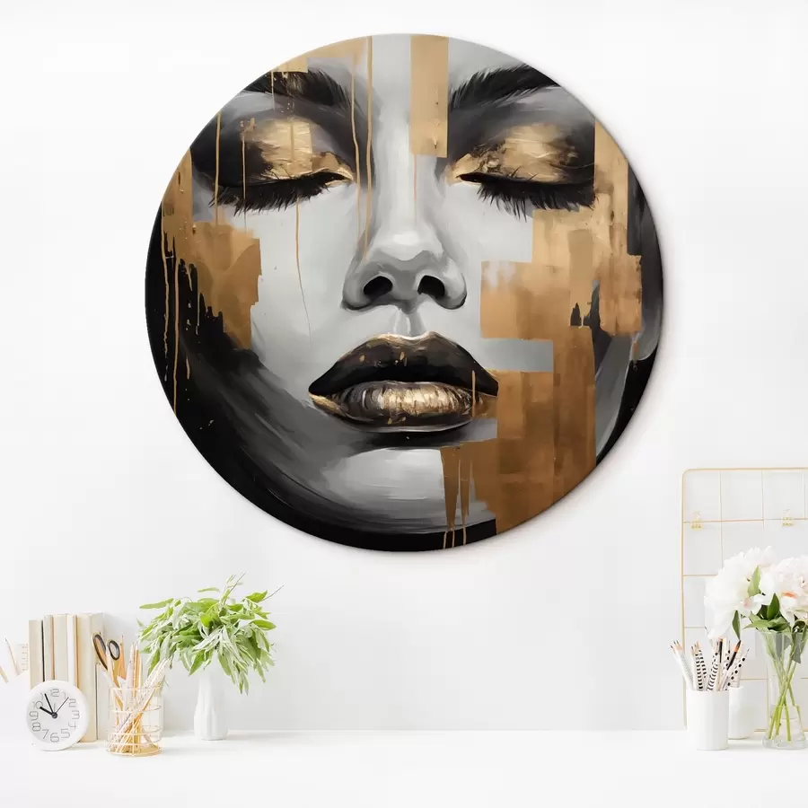  Schilderijen Grafisch gezicht r45225