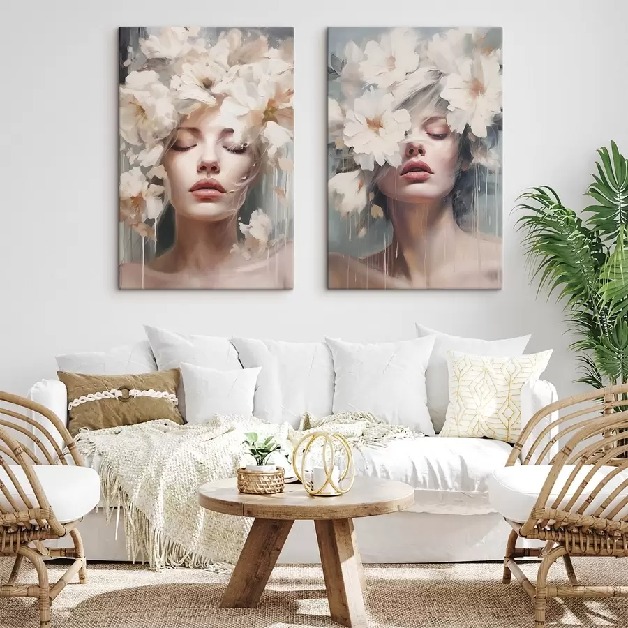  Peintures Portraits de femmes m00546