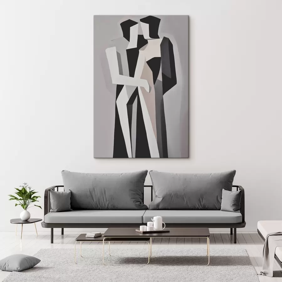  Peintures Figures abstraites en monochrome s45155