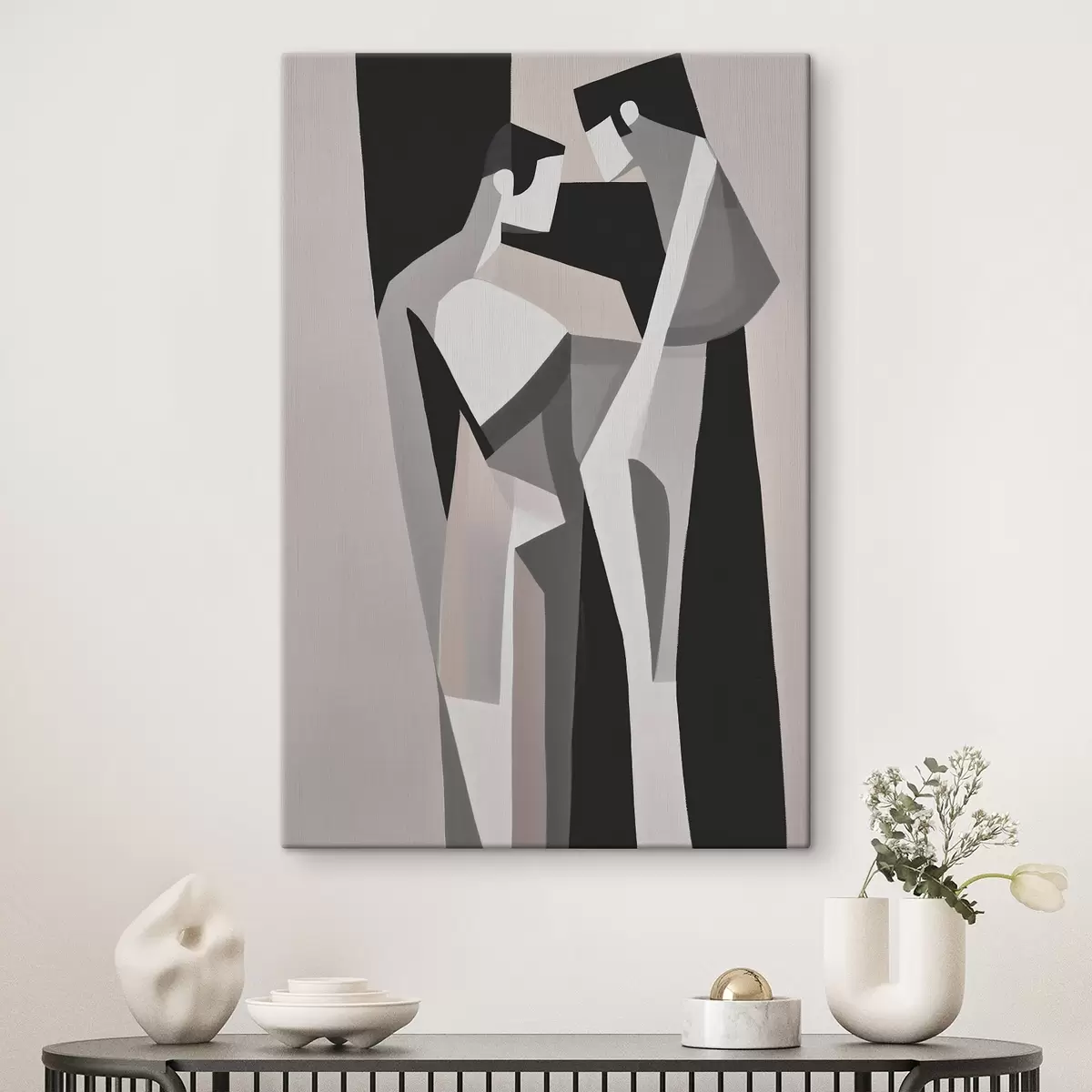  Schilderijen Geometrische paarcompositie s45156