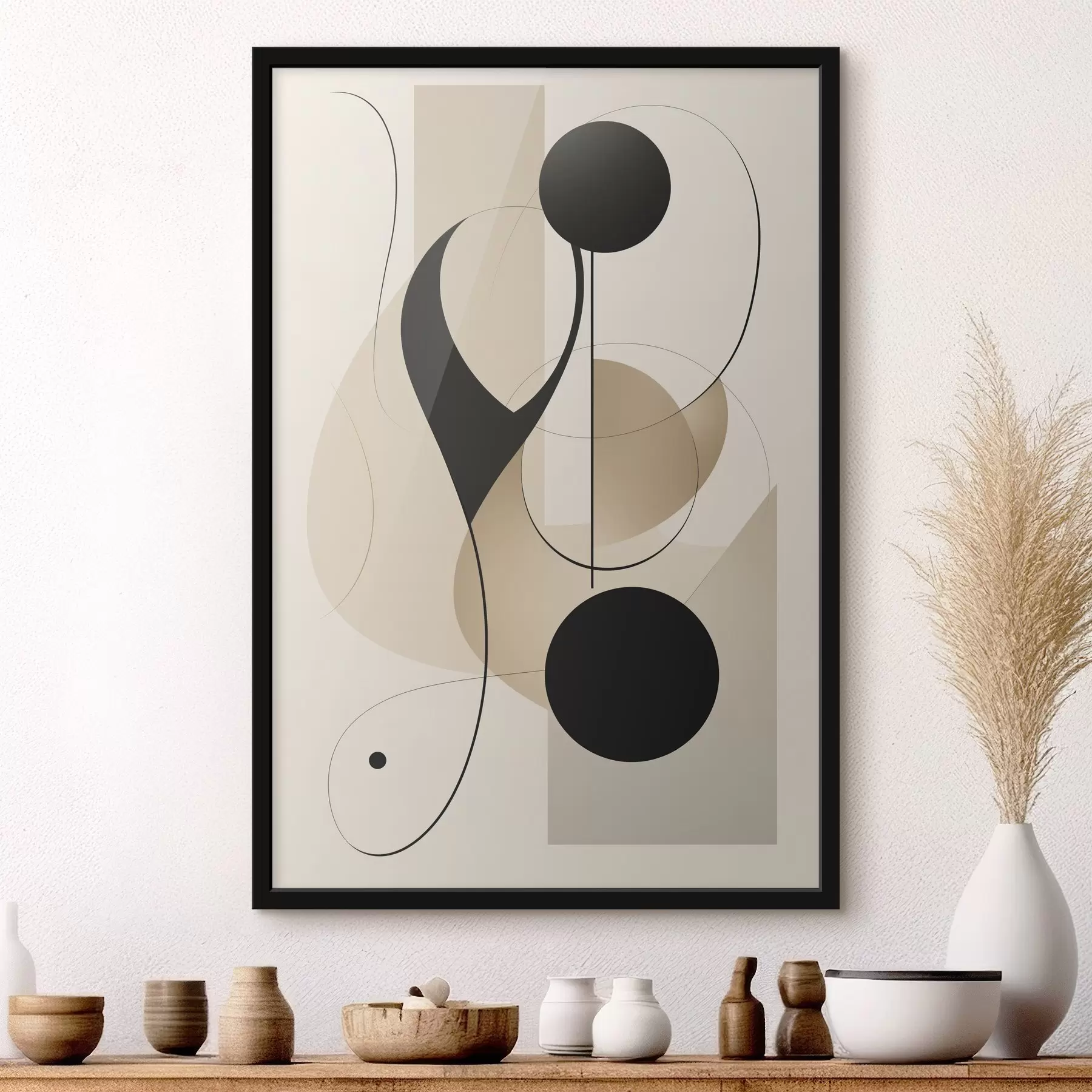 Fotobehang Abstracte curven en vormen f45197