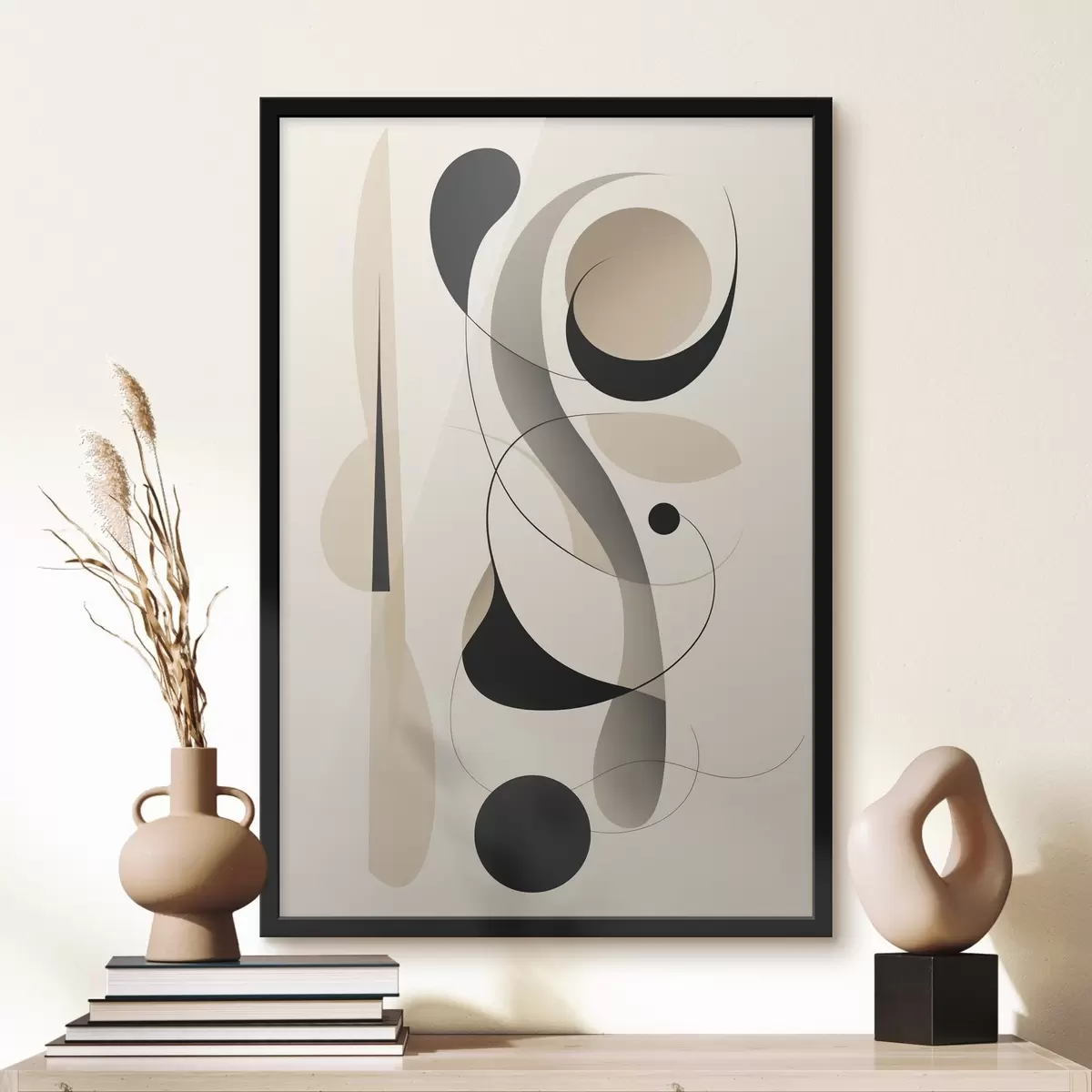 Poster Minimalistische geometrische compositie f45198