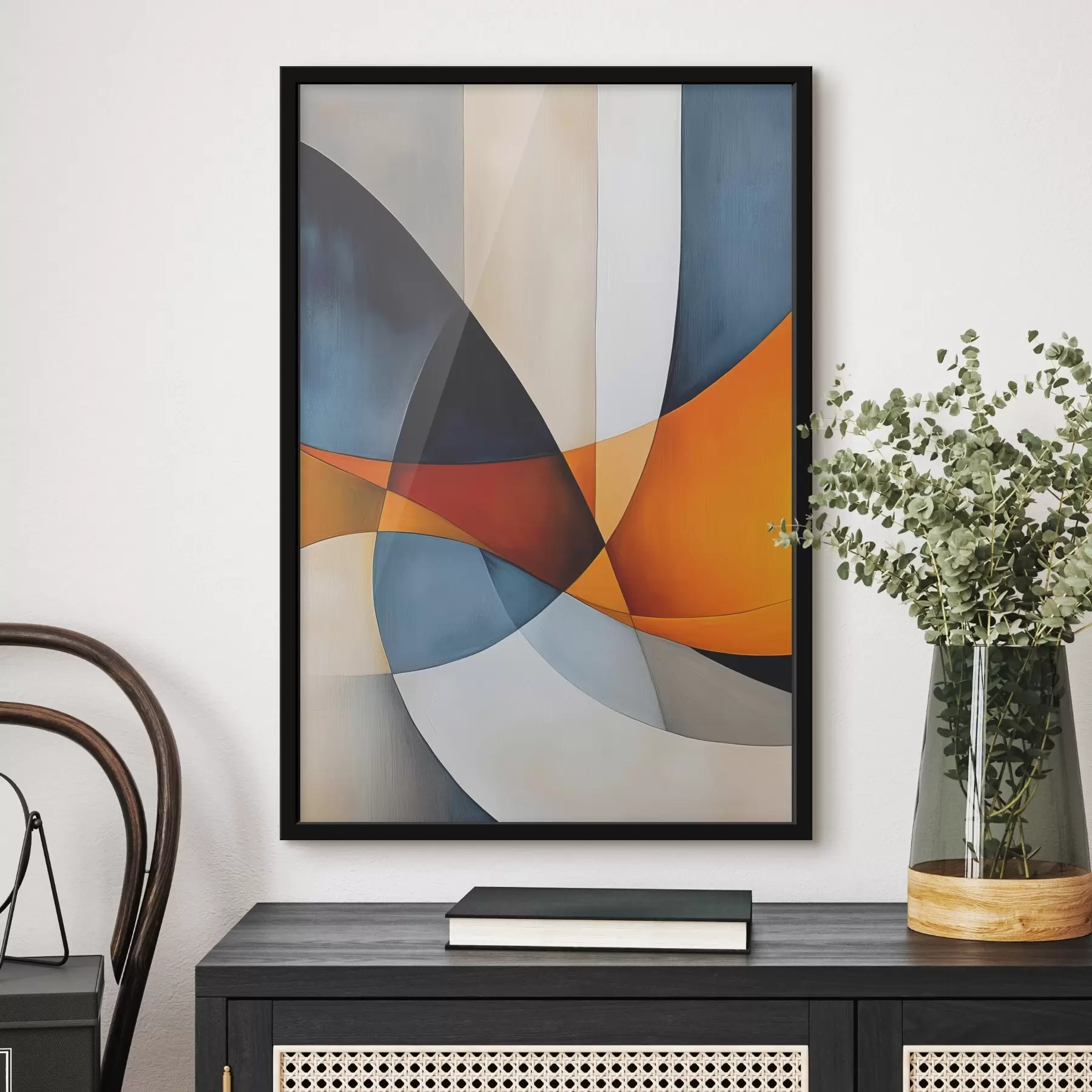 Fotobehang Abstractie met geometrische vormen f45201