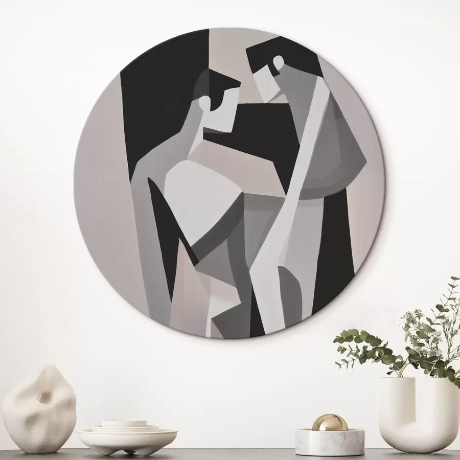  Schilderijen Geometrische paarcompositie r45156