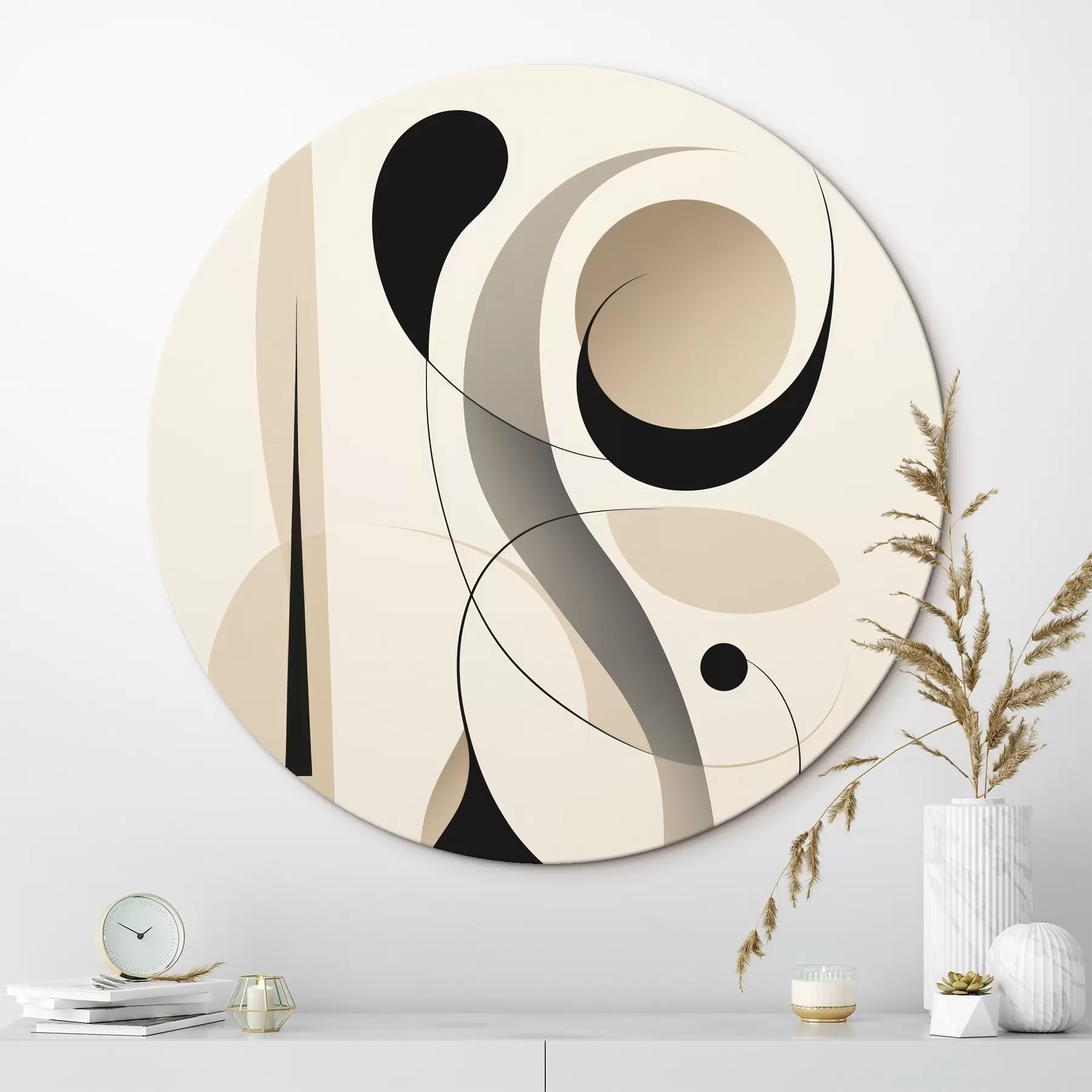  Schilderijen Minimalistische geometrische compositie r45198