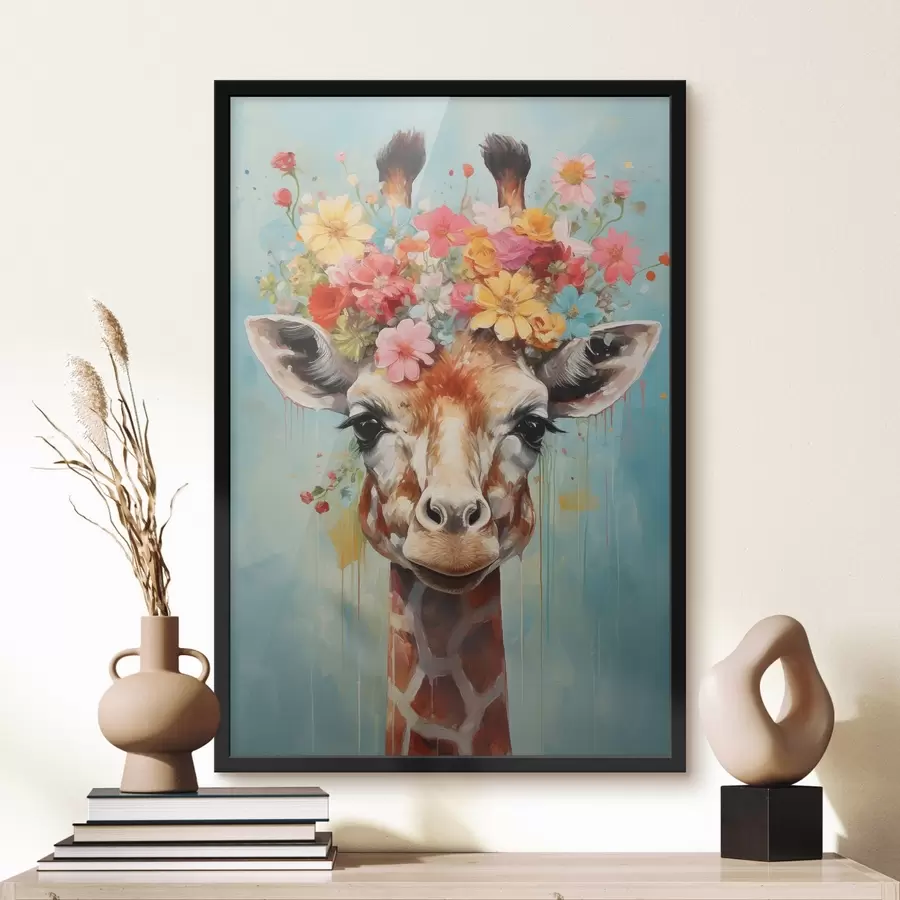 Fotobehang Een schattige giraffe f44557