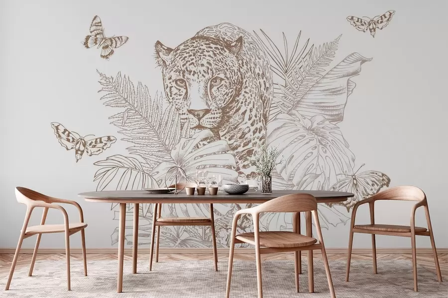 Fotobehang Luipaard w04358v1