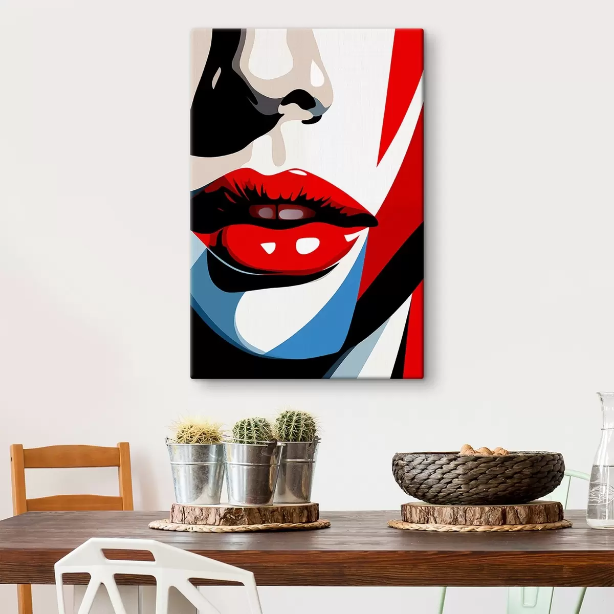  Schilderijen Kleurrijke jurk s45287