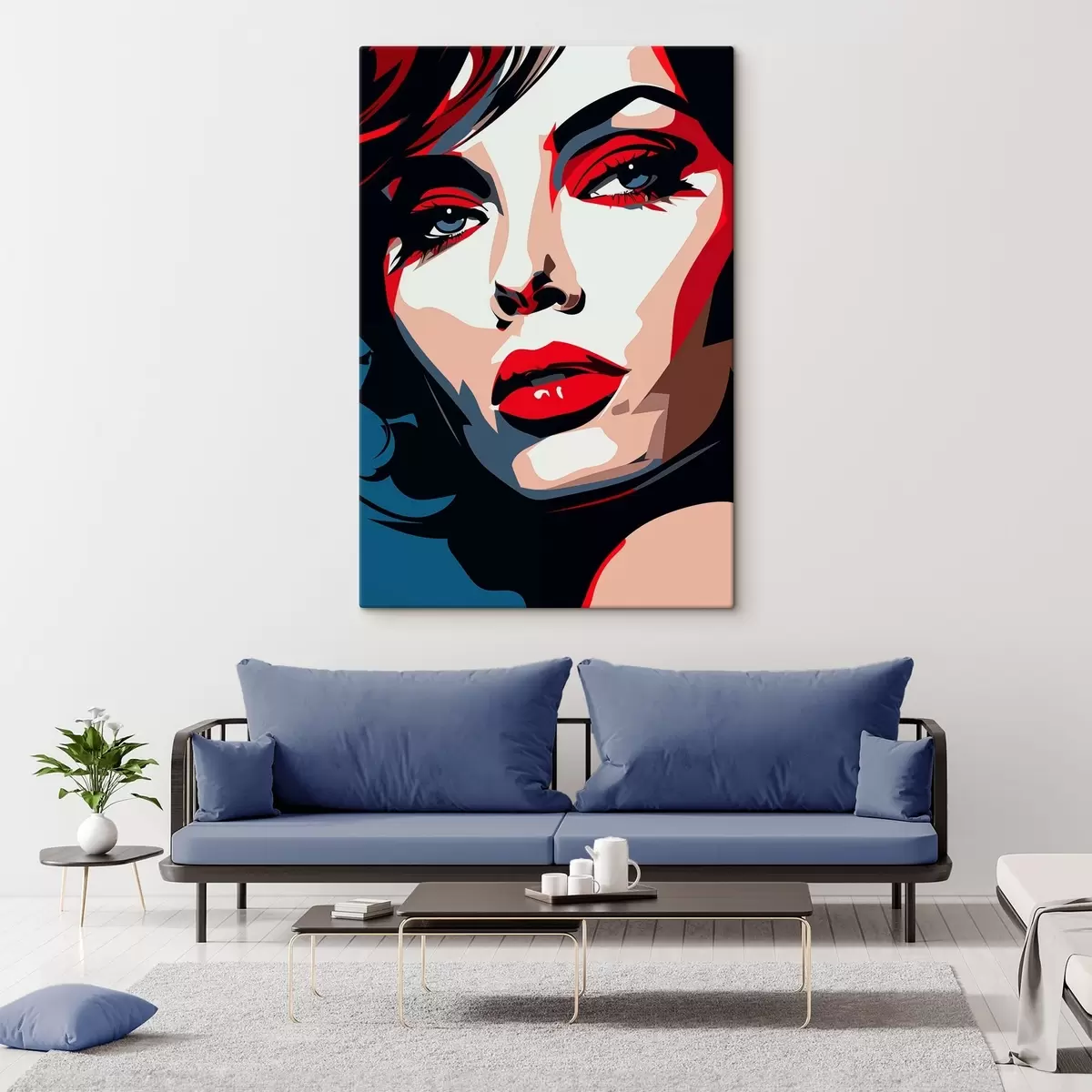  Schilderijen Meisje in prachtige kleuren s45288