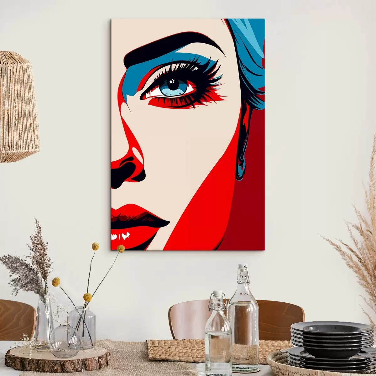  Schilderijen Pop-art jurk s45289