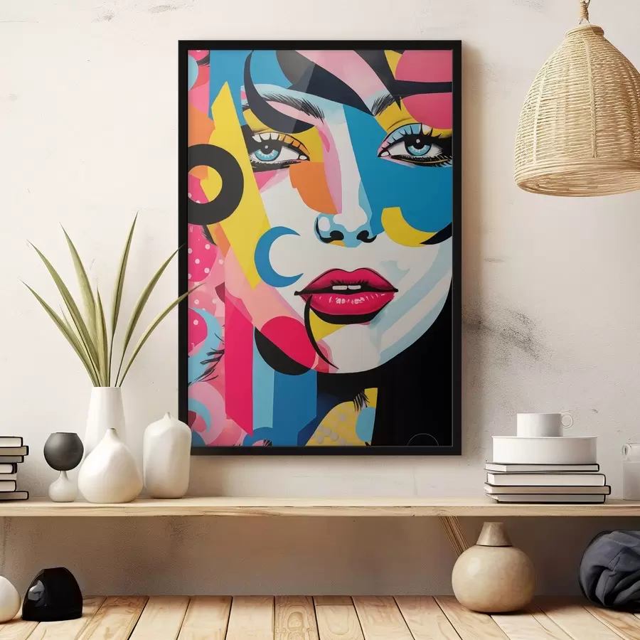 Fotobehang Pop-Art Blik f45283