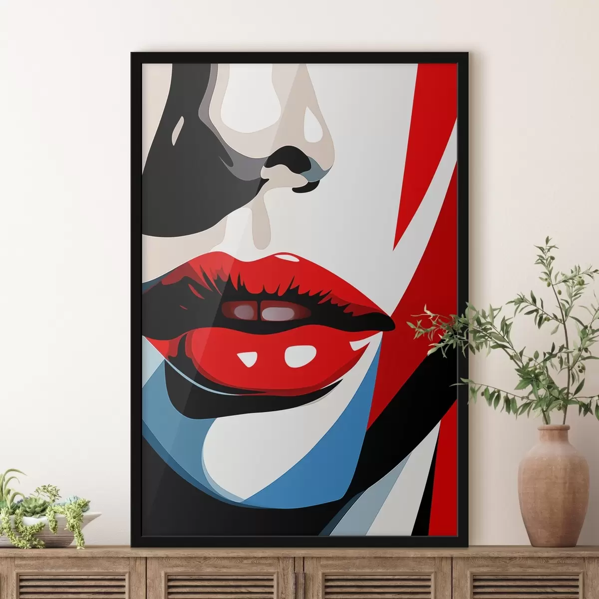 Poster Kleurrijke jurk f45287