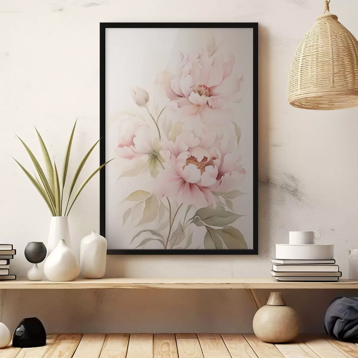 Poster Pioenrozen f45292